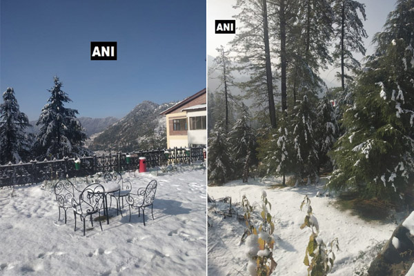 PICS: मनाली-नारकंडा में मौसम की पहली बर्फबारी PICS: मनाली-नारकंडा में मौसम की पहली बर्फबारी