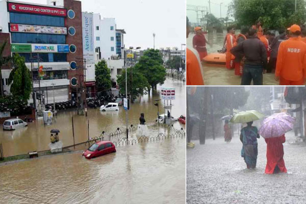 PICS: ओडिशा और राजस्थान सहित देश के कई हिस्सों में भारी बारिश, वड़ोदरा में हालात सामान्य