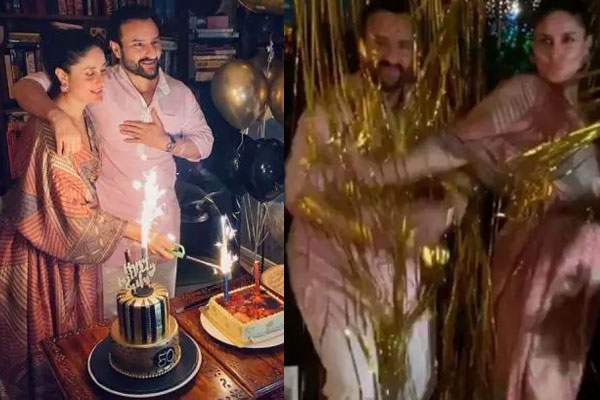 PICS: सैफ को जन्मदिन पर करीना कपूर ने दिया खास तोहफा, वीडियो किया शेयर PICS: सैफ को जन्मदिन पर करीना कपूर ने दिया खास तोहफा, वीडियो किया शेयर