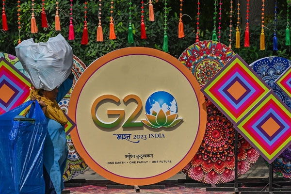 G20 समिट की मेजबानी के लिए दिल्ली सजी... G20 समिट की मेजबानी के लिए दिल्ली सजी...