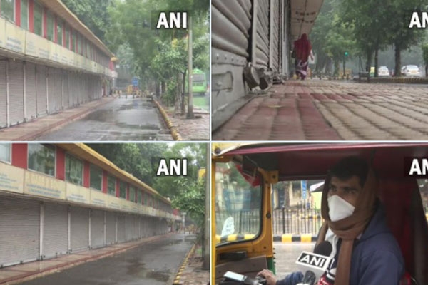 दिल्ली में लगा 55 घंटे का कर्फ्यू, सड़कें हुईं वीरान दिल्ली में लगा 55 घंटे का कर्फ्यू, सड़कें हुईं वीरान
