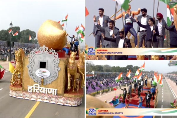 73वां गणतंत्र दिवस समारोह : गणतंत्र दिवस पर देखें राजपथ का भव्य नजारा