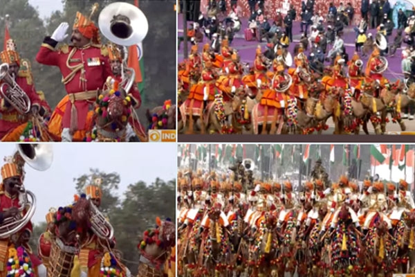 73वां गणतंत्र दिवस समारोह : गणतंत्र दिवस पर देखें राजपथ का भव्य नजारा
