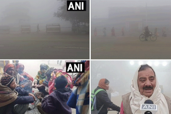 कोहरे का कर्फ्यू, ठंड से कंपकपी कोहरे का कर्फ्यू, ठंड से कंपकपी