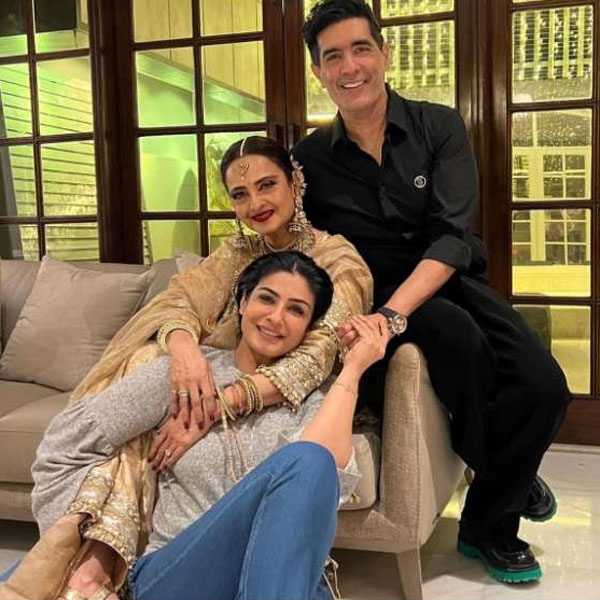 Manish Malhotra की हाउस पार्टी में पहुंची Rekha, Janhvi Kapoor और Parineeti Chopra