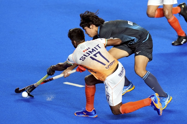 एशियाई चैंपियंस ट्रॉफी 2023 मैच के दौरान जापान ने भारत को बराबरी पर रोका
