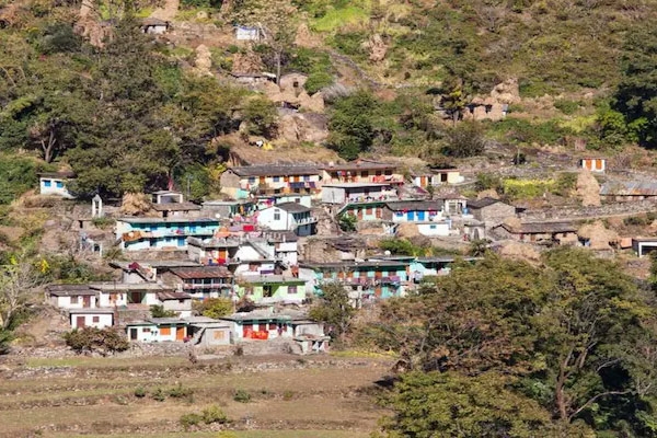 जोशीमठ में भूधंसाव जोशीमठ में भूधंसाव