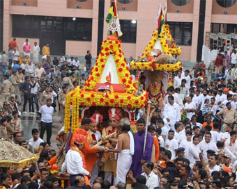 अहमदाबाद में भगवान जगन्नाथ की रथयात्रा