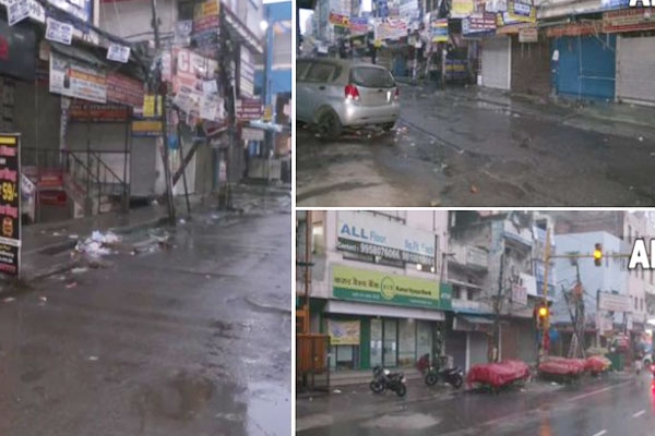 दिल्ली में लगा 55 घंटे का कर्फ्यू, सड़कें हुईं वीरान