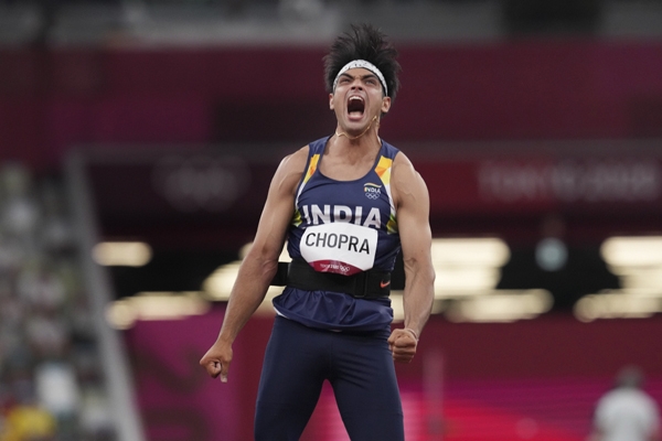 नीरज ने भाला फेंक में ओलंपिक में भारत को दिलाया गोल्ड मैडल